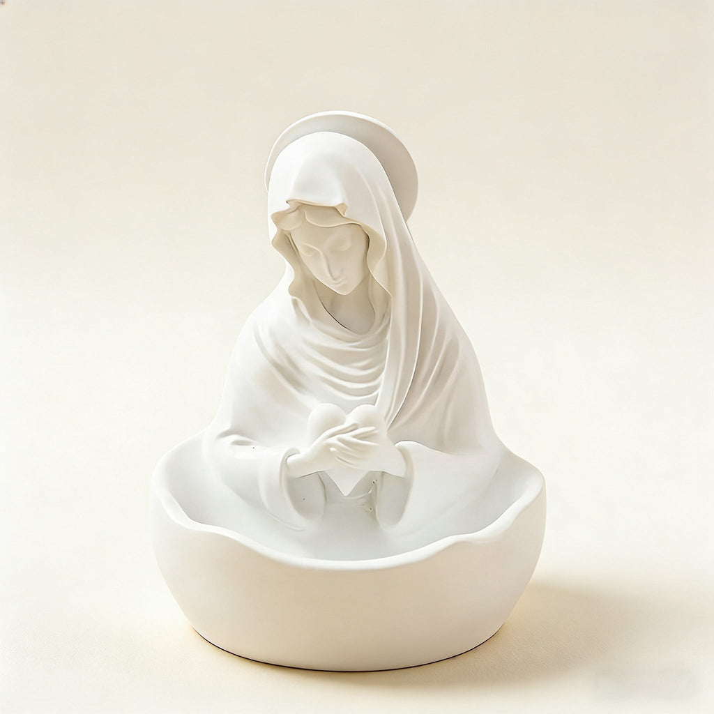 Virgin Mary Rosary Holder | Catholic Home Decor