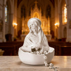Virgin Mary Rosary Holder | Catholic Home Decor