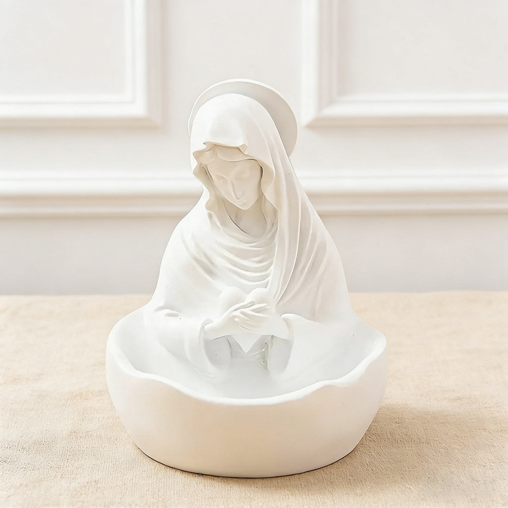 Virgin Mary Rosary Holder | Catholic Home Decor
