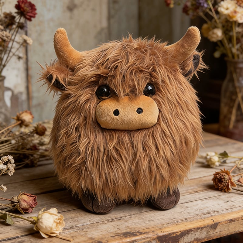 🎁Emotional Support Highland Cow Plush🎉