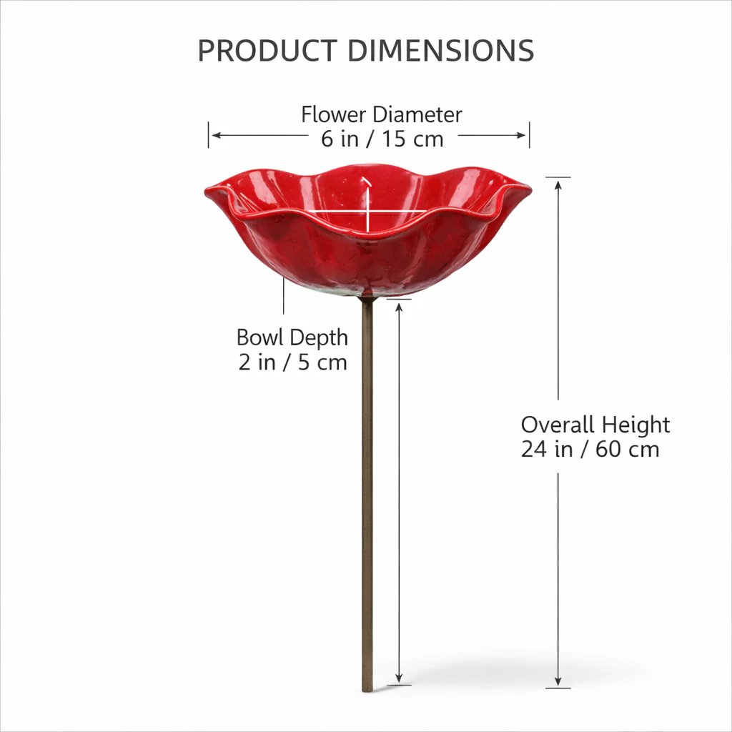 💖🎁2026 Mother's Day Gifts 50% Off--🎁Handmade Metal Flower Garden Stake🐦🏆