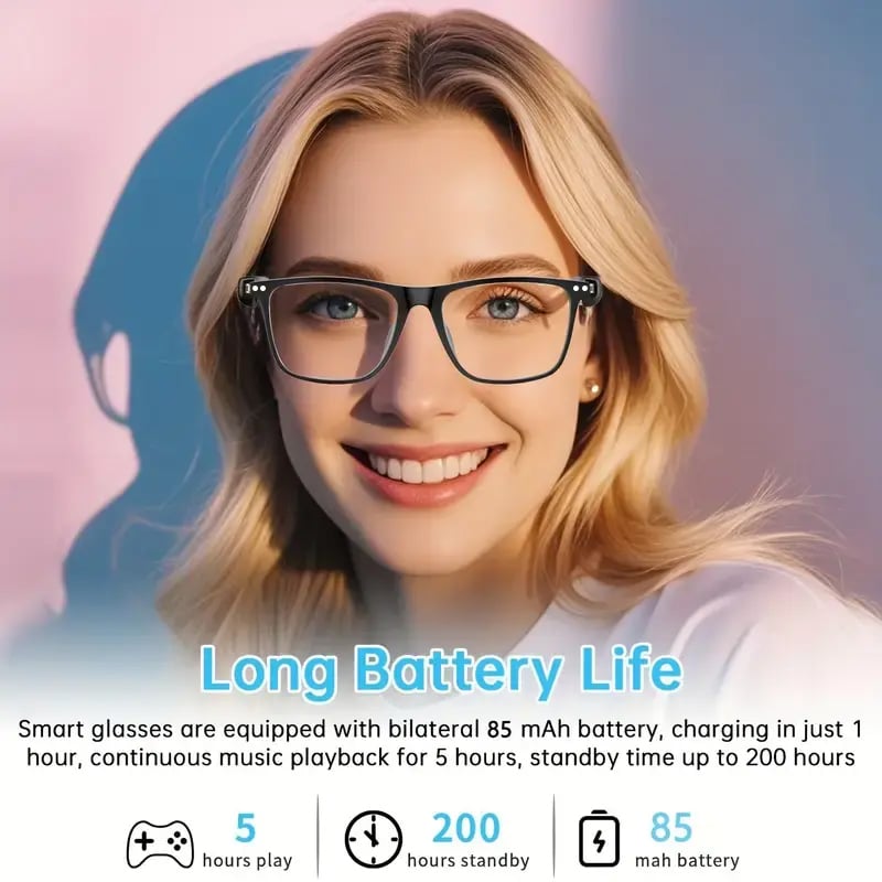 🔥 AI Interpretation Smart Glasses🕶️33-Language Translation, Photochromic Lenses, AI Chat & Hands-Free Audio