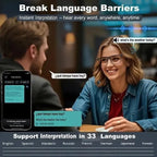 🔥 AI Interpretation Smart Glasses🕶️33-Language Translation, Photochromic Lenses, AI Chat & Hands-Free Audio