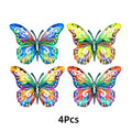 🦋A complete set! 4Pcs Butterfly Metal Wall Decor🤩🔥