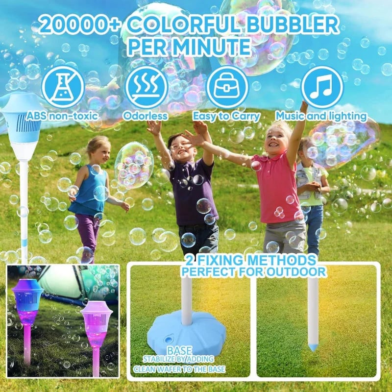 Automatic Handheld Bubble Machine for Kids🔥