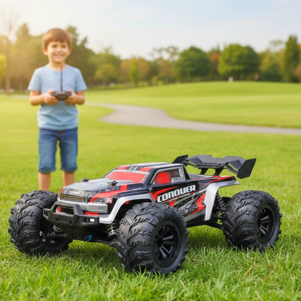 Conquer: 31 MPH Remote Control Racing Buggy - Monster Truck With Dual Batteries🔥