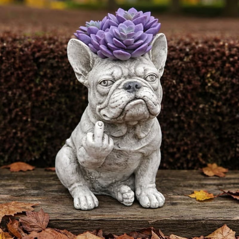 🔥Grumpy French Bulldog Planter🔥