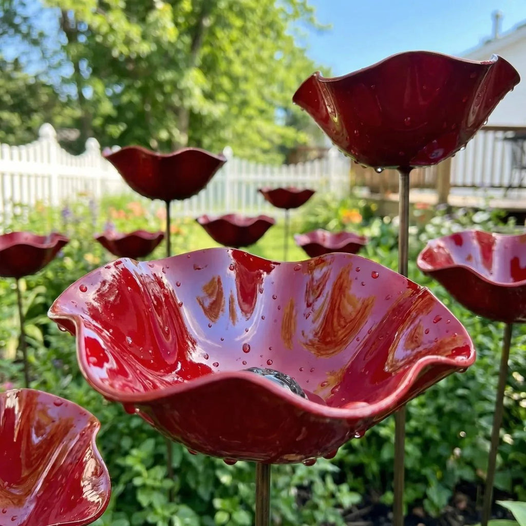 💖🎁2026 Mother's Day Gifts 50% Off--🎁Handmade Metal Flower Garden Stake🐦🏆