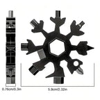 Viral 18-in-1 Snowflake Multi-tool Stainless Steel Portable Wrench