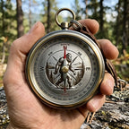 🌲Last Day Promo: 49% OFF 🧭 Bigfoot Adventure Compass – Sasquatch Explorer Gift for Men, Camping & Hiking Gear