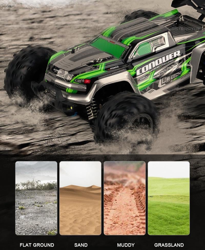 Conquer: 31 MPH Remote Control Racing Buggy - Monster Truck With Dual Batteries🔥