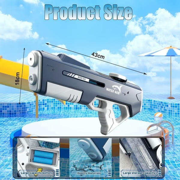 🏆Flash Sale⚡ 50K+ SOLD!🔥 Automatic Water Suction Gun, Waterproof Design🔥