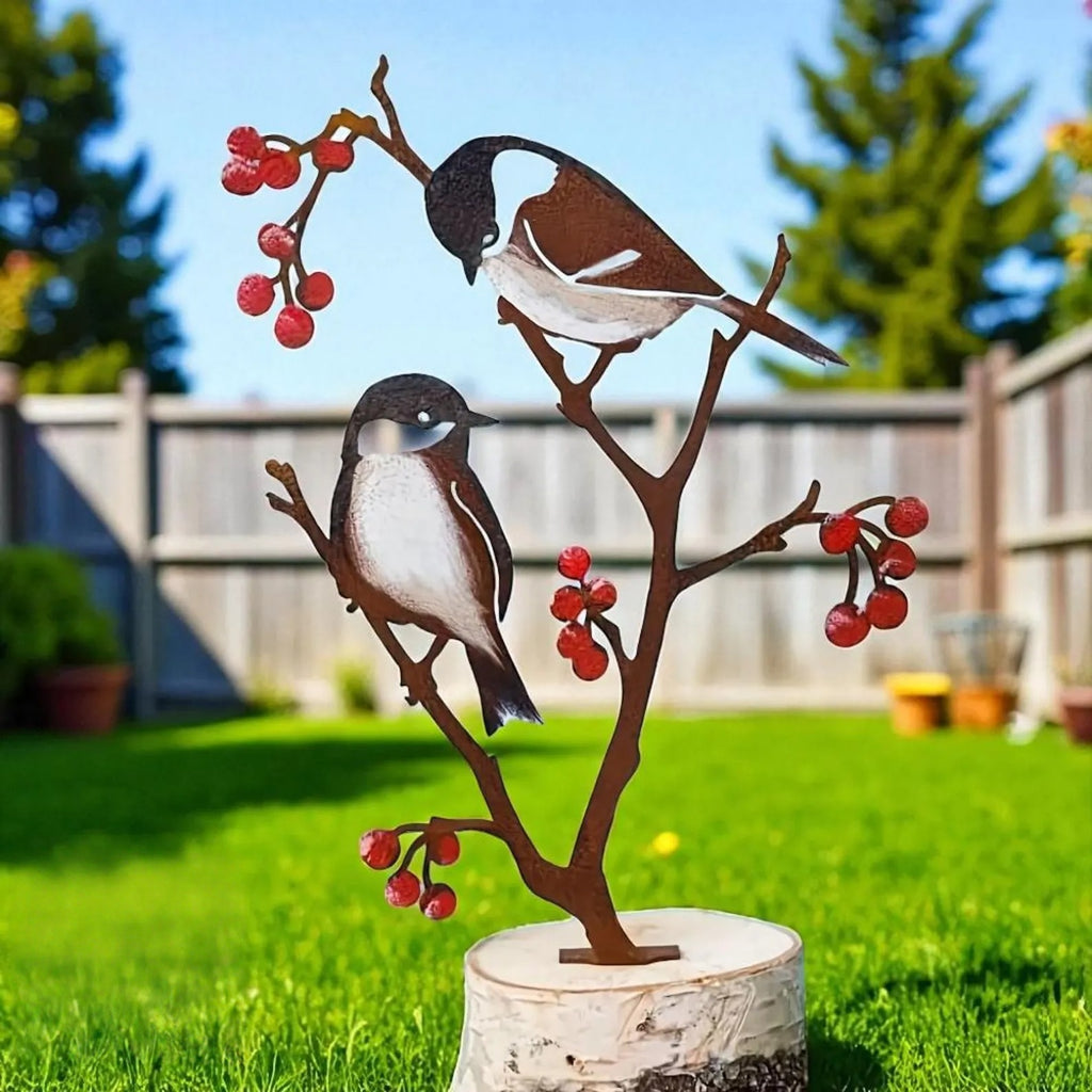 Metal Bird Garden Decor