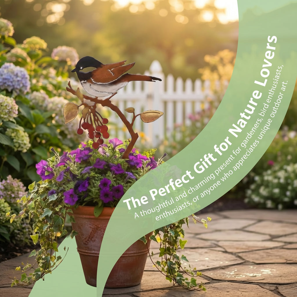 Metal Bird Garden Decor