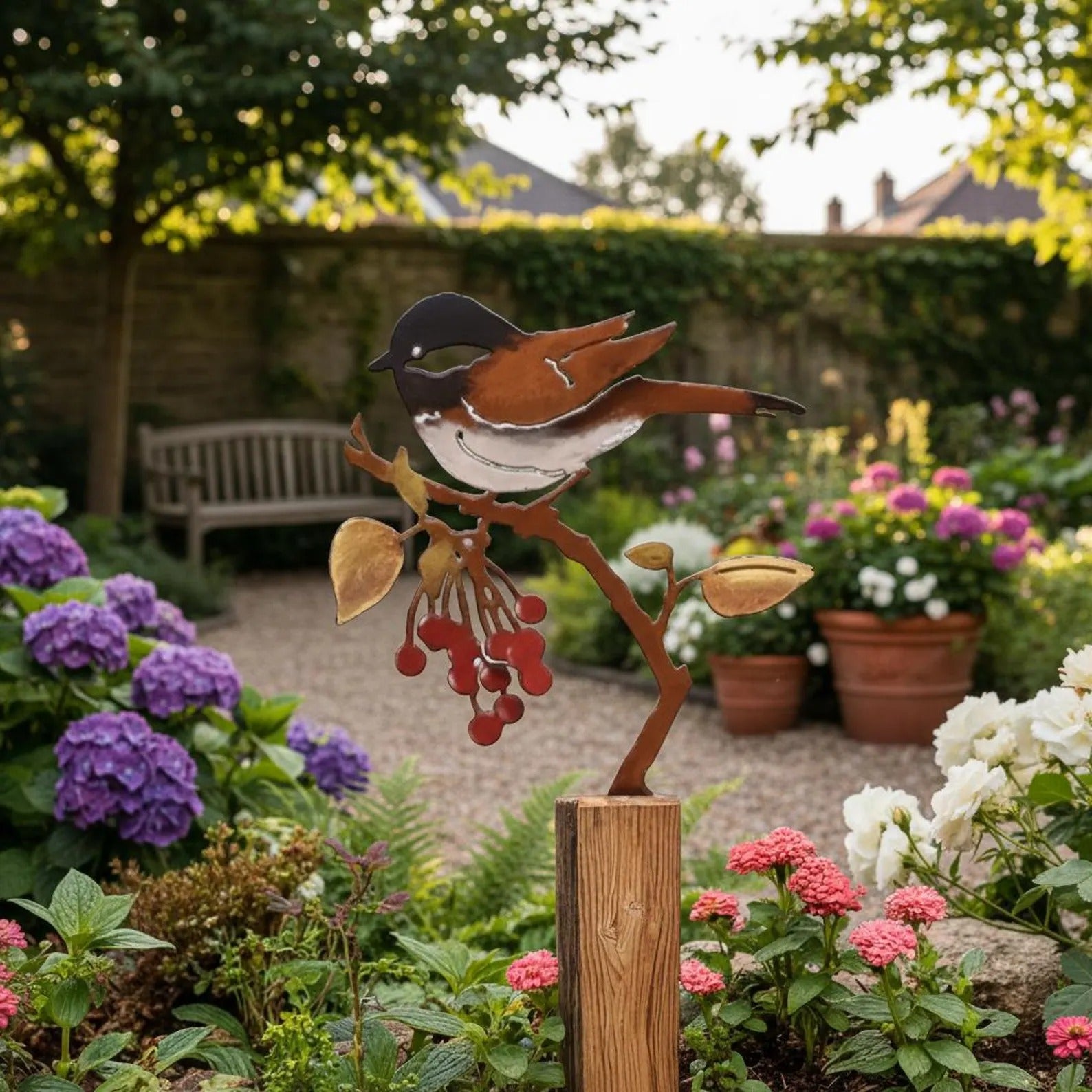 Metal Bird Garden Decor