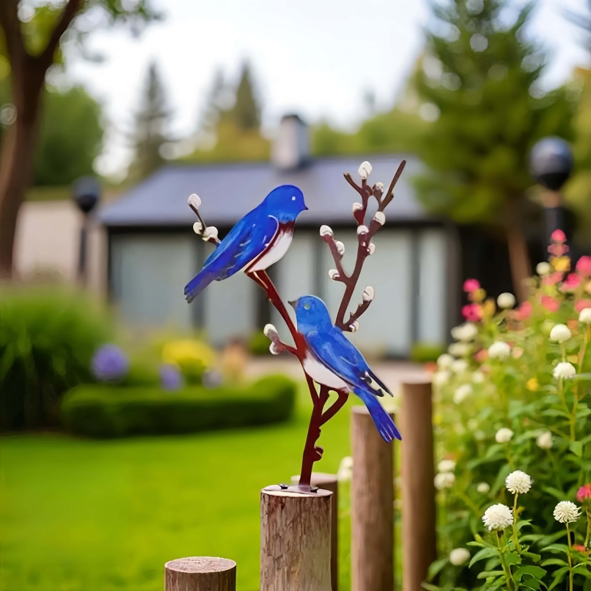 Metal Bird Garden Decor