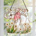 Mother Elephant and Baby Gift For Mum - Personalized Acrylic Suncatcher