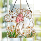 Mother Elephant and Baby Gift For Mum - Personalized Acrylic Suncatcher