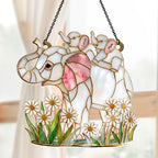 Mother Elephant and Baby Gift For Mum - Personalized Acrylic Suncatcher